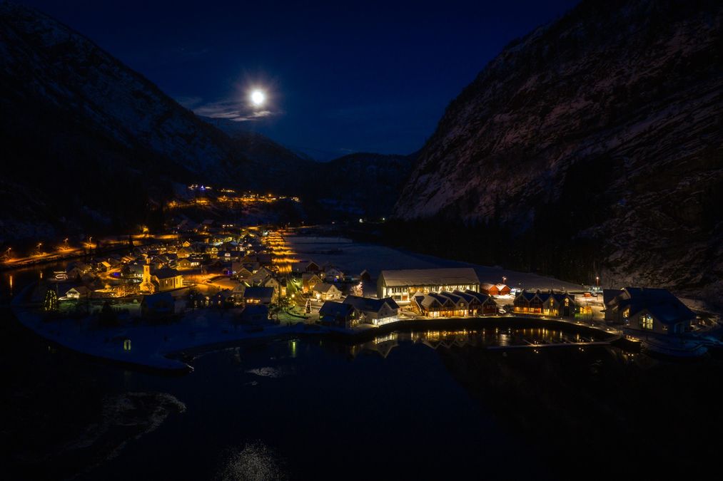 Supermåne over Modalen i kveld – årets første og mest spektakulære