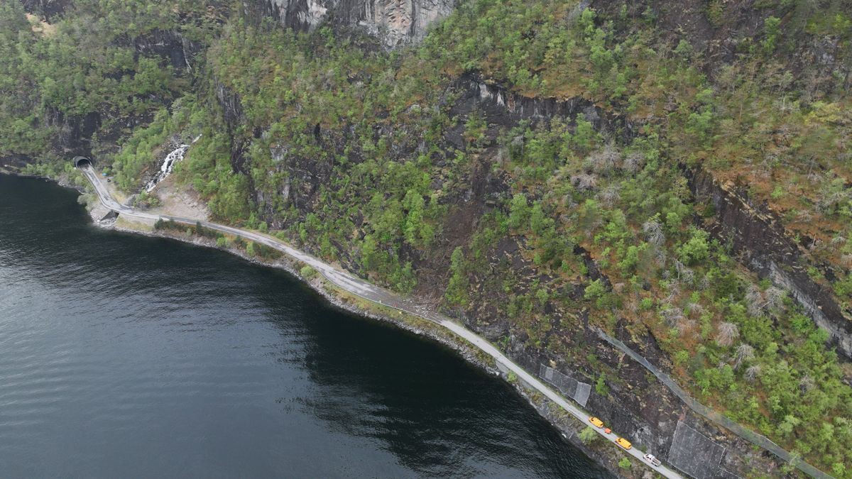 Arkivfoto fra området sikringsarbeidet vil pågå.