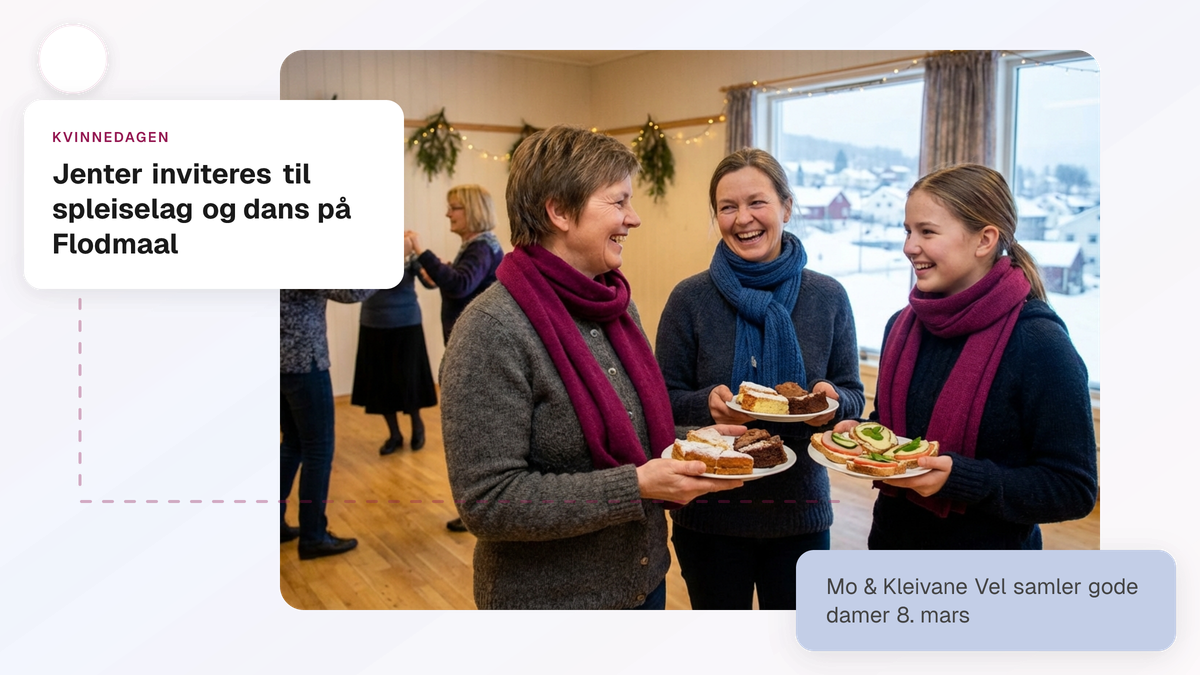 Jenter inviteres til spleiselag og dans på Flodmaal