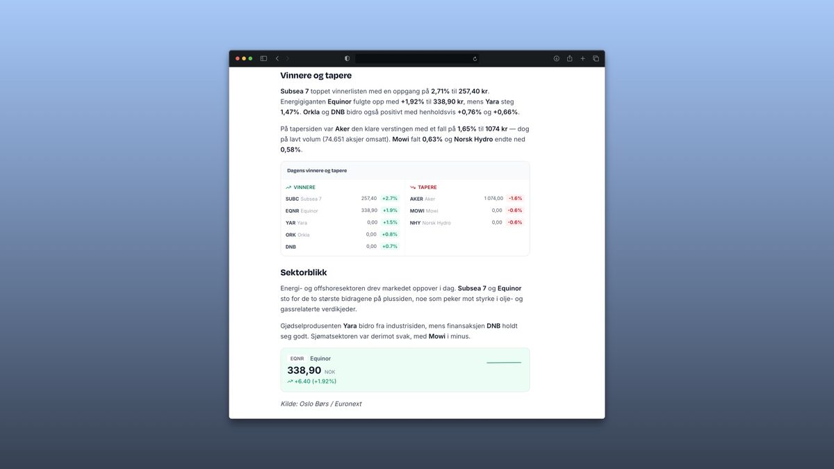 Nå kan SmartAvis drive en finansredaksjon