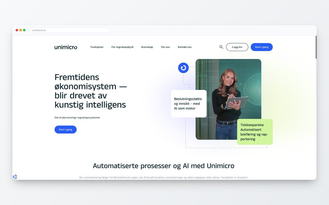 Unimicro søker innholdsprodusent i Bergen
