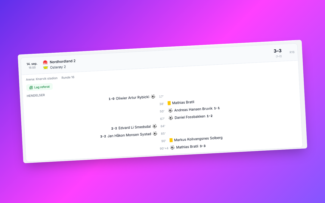 Nå kan lokalavisen dekke hele divisjonen – ikke bare hjemmelaget